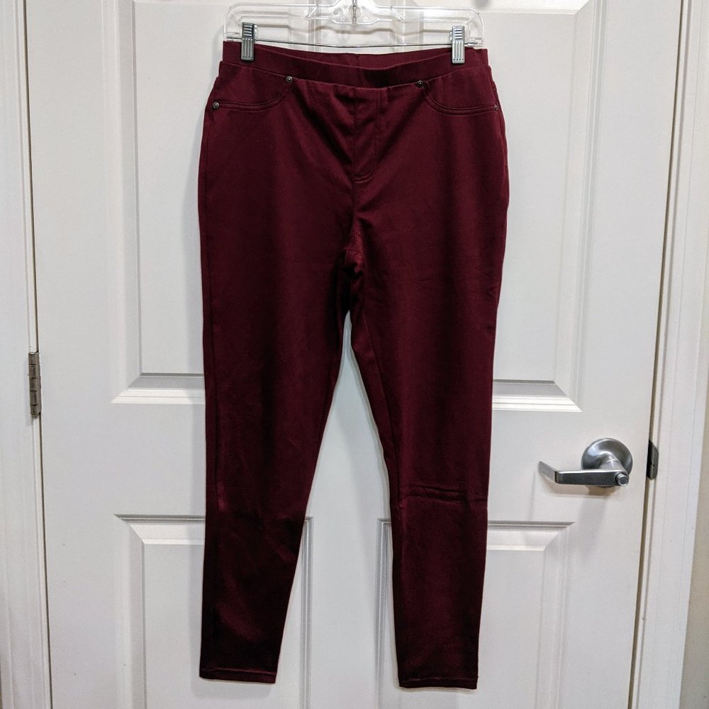 Red jeggings NWOT